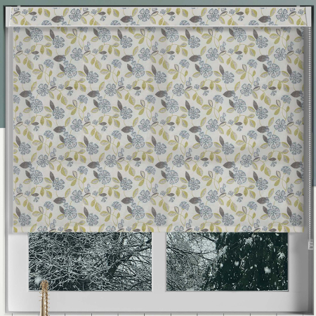 Triste Aqua Pelmet Roller Blinds Frame