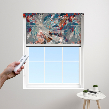 Twilight Havana Blush Electric BlocOut Cassette Blinds Edge Fit