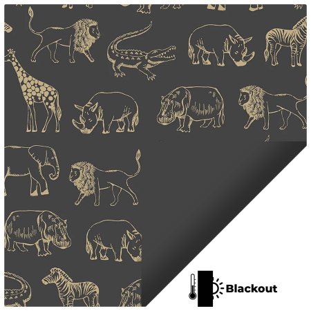 Twilight Trail Gold Pelmet Roller Blinds Hardware