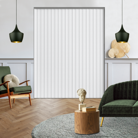 Varo White Rigid PVC Vertical Blinds