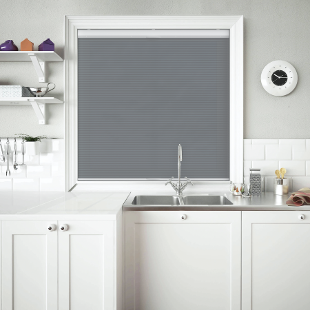 Velto Granite Cordless Top Down Bottom Up Honeycomb Pleated Blind Open