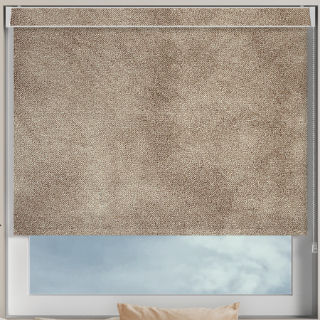 Velvet Stone Pelmet Roller Blinds Frame