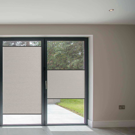 FITtoFRAME Vexia Blackout Stone FITtoFRAME™ Pleated Honeycomb Blind Image 3