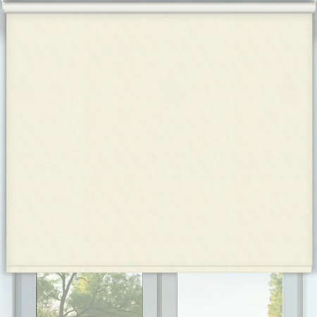 Vibe Blackout Alabaster Cordless Roller Blinds Frame