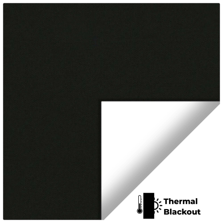 Vibe Blackout Black Cordless Roller Blinds Product Detail