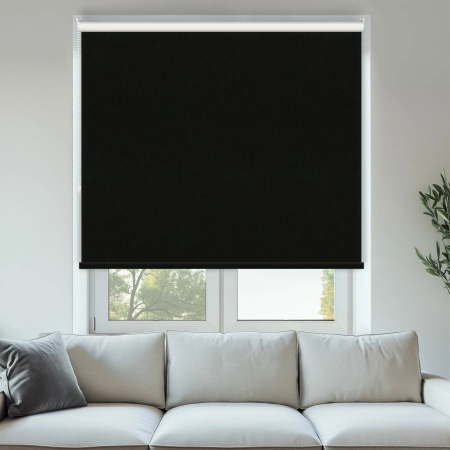Vibe Blackout Black Roller Blinds