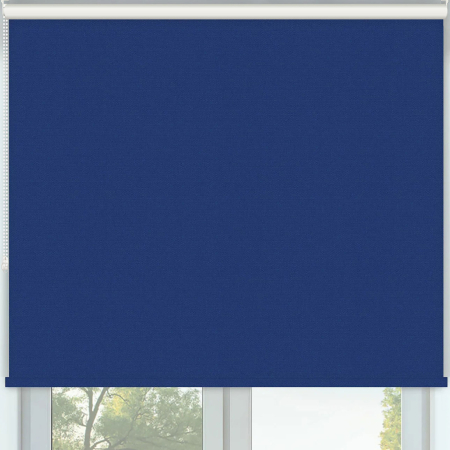 Vibe Blackout Cobalt Roller Blinds Frame