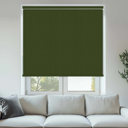 Vibe Blackout Fern Pelmet Roller Blinds