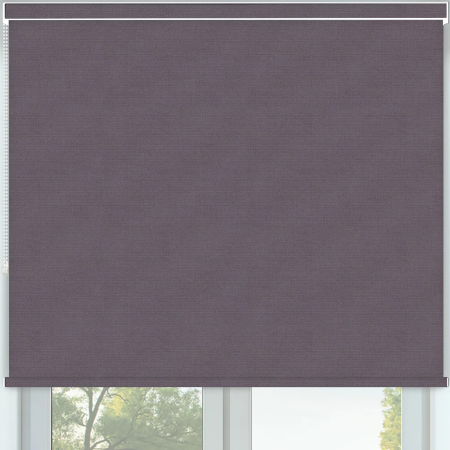 Vibe Blackout Iris Pelmet Roller Blinds Frame