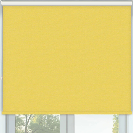 Vibe Blackout Lemon Roller Blinds Frame