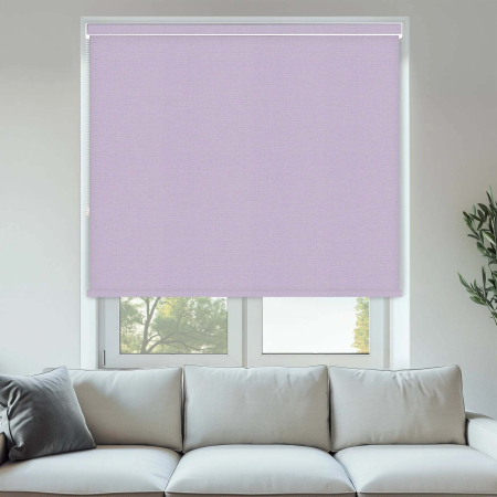 Vibe Blackout Lilac Pelmet Roller Blinds
