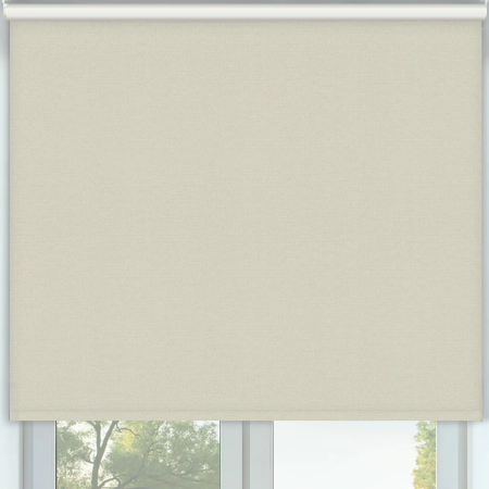 Vibe Blackout Linen Cordless Roller Blinds Frame