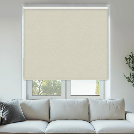 Vibe Blackout Linen Roller Blinds