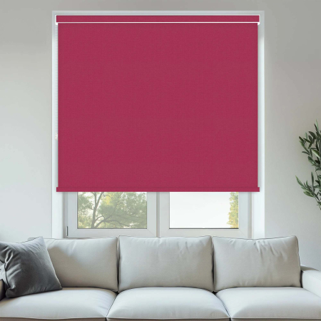 Vibe Blackout Pink No Drill Roller Blinds