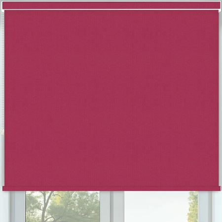 Vibe Blackout Pink Pelmet Roller Blinds Frame