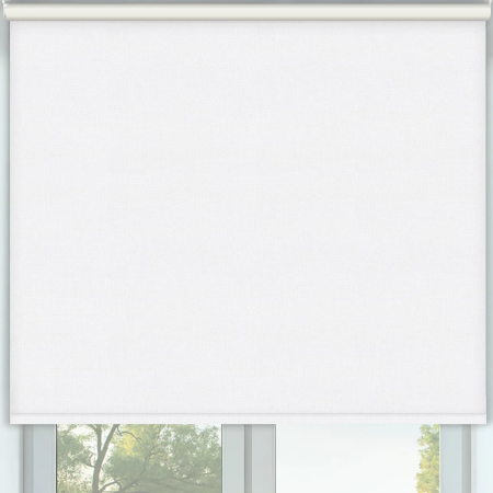 Vibe Blackout White Cordless Roller Blinds Frame