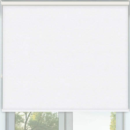 Vibe Blackout White Roller Blinds Frame