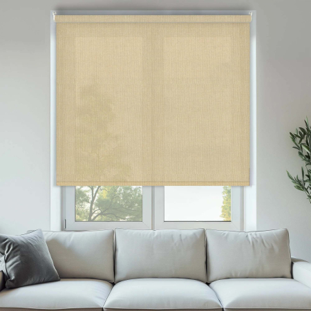 Voile Sandshell Cordless Roller Blinds