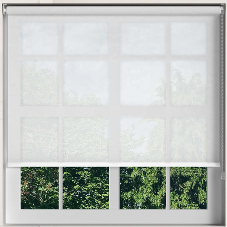 Voile White Roller Blinds Frame