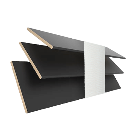 Volt with Arctic Tape Wood Venetian Blinds 3 Slats