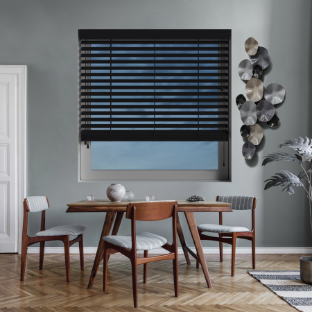 Volt Wood Venetian Blinds Open