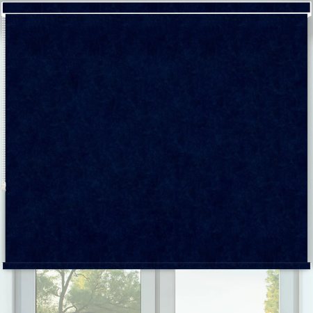 Warwick Navy No Drill Roller Blinds Frame