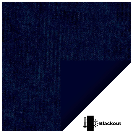 Warwick Navy Pelmet Roller Blinds Hardware