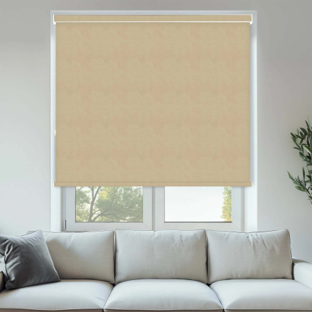 Warwick Oatmeal No Drill Roller Blinds