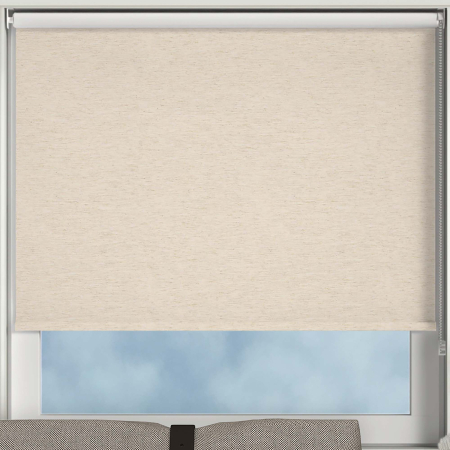 Weave Blackout Cream Roller Blinds Frame