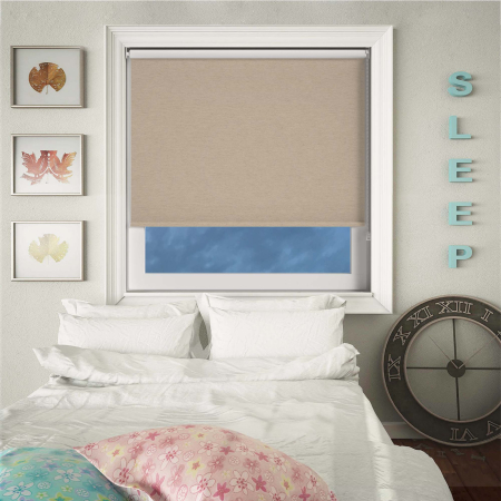 Weave Blackout Sand Roller Blinds