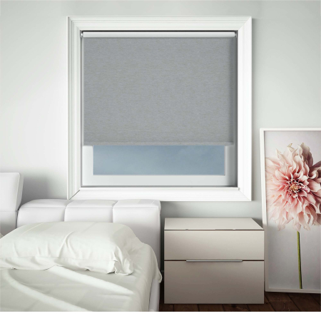 Weave Blackout Steel Cordless Roller Blinds