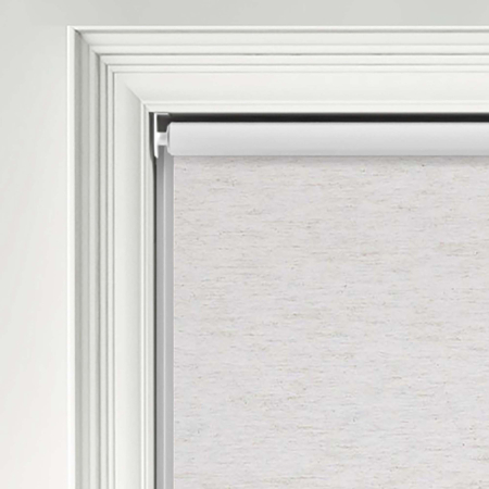 Weave Blackout White Cordless Roller Blinds Product Detail