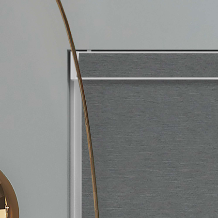 Weave Charcoal Pelmet Roller Blinds Product Detail