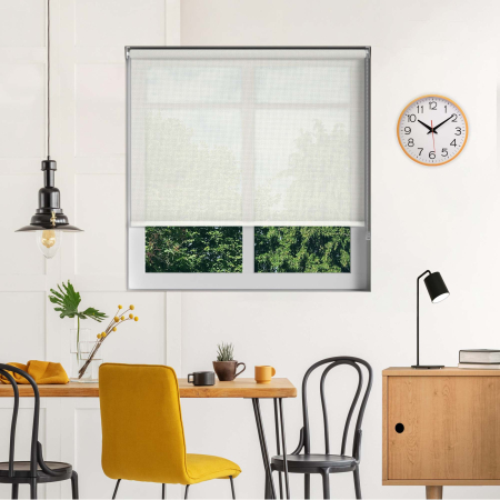 White Sun Screen Roller Blinds
