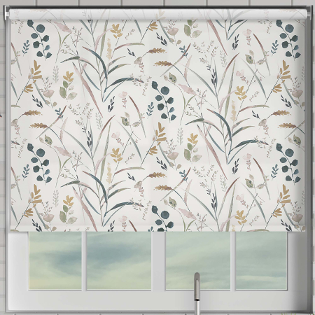 Wildflower Autumn Cordless Roller Blinds Frame