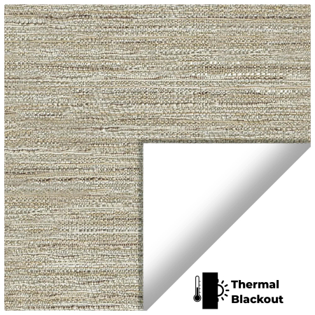 Wilmslow Oatmeal Pelmet Roller Blinds Hardware