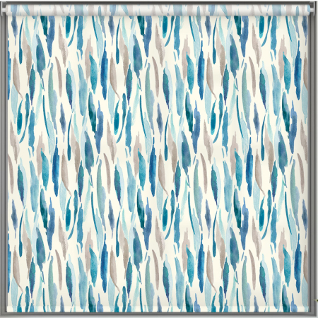 Zephyr Cobalt Cordless Roller Blind Cropped Image