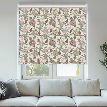 Zinnia Blush Roller Blinds