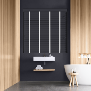 Abyss Faux Wood with Cotton Tape Wood Venetian Blinds