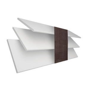 Alina Faux Wood with Coffee Tape Wood Venetian Blinds 3 Slats