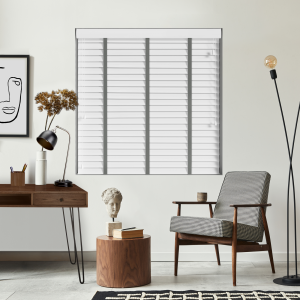 Alina Wood Grain Faux Wood with Gallant Tape Wood Venetian Blinds