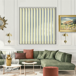 Alma Cream Vertical Blinds Open