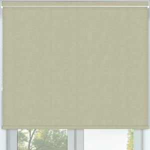 Alpine Oatmeal No Drill Roller Blinds Frame
