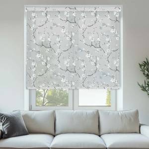 Apple Blossom No Drill Roller Blinds