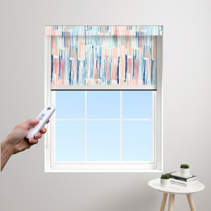Aqua Bands Electric BlocOut Cassette Blinds Edge Fit