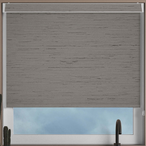 Aqua Weave Graphite Pelmet Roller Blinds Frame