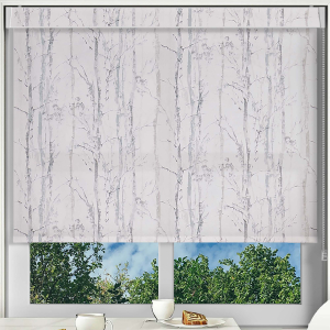 Aspen Silver No Drill Blinds Frame