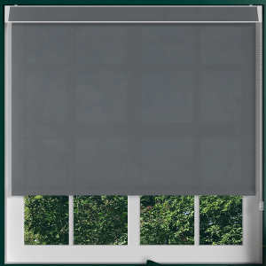 Asteroid Graphite Pelmet Roller Blinds Frame