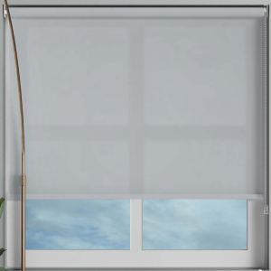 Asteroid Silver Roller Blinds Frame