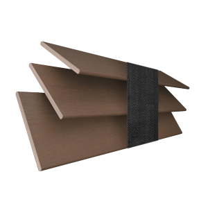 Auburn with Jet Tape Wood Venetian Blinds 3 Slats